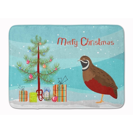 Carolines Treasures Chinese Painted or King Quail Christmas Machine Washable Memory Foam Mat BB9323RUG